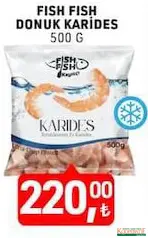 FİSH FİSH DONUK KARİDES 500 G fiyat ve kampanya bilgisi